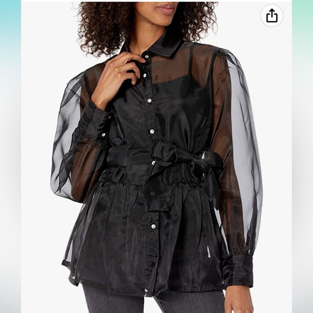 Amazon The Drop- shopdandy Organza Shirt